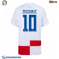 Fotballdrakt Herre Kroatia Luka Modric #10 Hjemmedrakt EM 2024 Kortermet